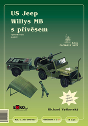 US Jeep Willys MB s přívěsem